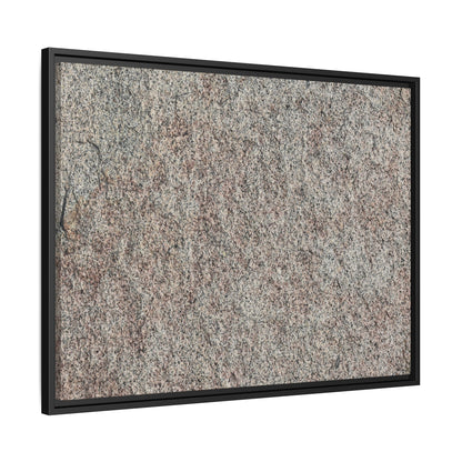 Granular Whispers - Unique Stretched Canvas Wall Art