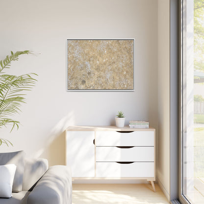Bubbling Sand - Unique Stretched Canvas Wall Art