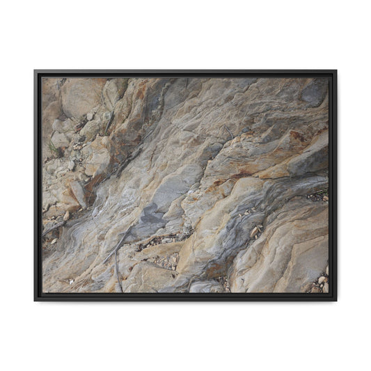 Layers of Earth's History - Unique Stretched Canvas Wall Art