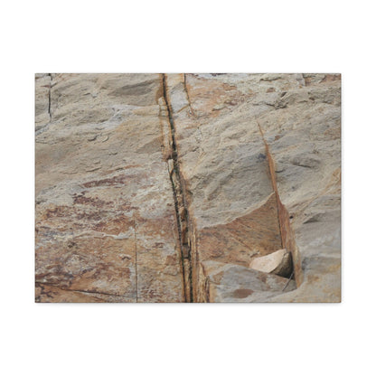 Cracked Canvas of Time - Unique Frameless Canvas Wall Art