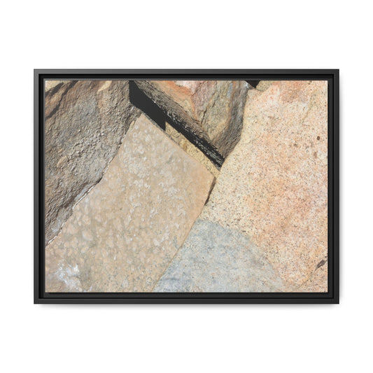 Rock Fragment - Unique Stretched Canvas Wall Art