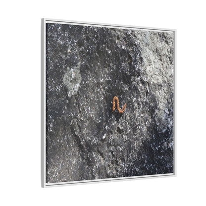 Volcanic Ash and Copper - Unique Stretched Canvas Wall Art
