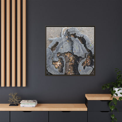 Time's Fractal Memory - Unique Stretched Canvas Wall Art