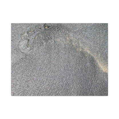 Ephemeral Whispers of Granite - Unique Frameless Canvas Wall Art