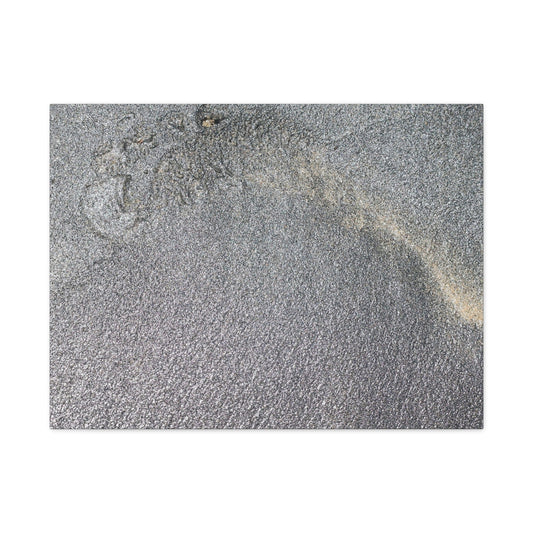Ephemeral Whispers of Granite - Unique Frameless Canvas Wall Art