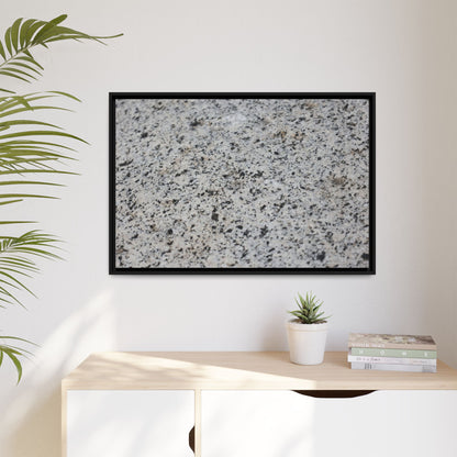 Monochrome Mosaic - Unique Stretched Canvas Wall Art