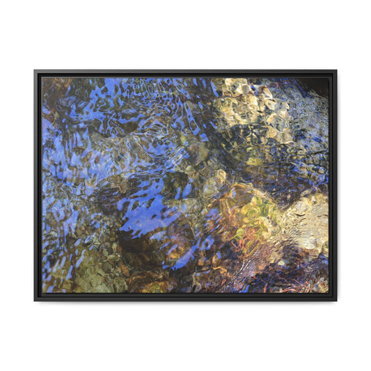 Aquatic Kaleidoscope - Unique Stretched Canvas Wall Art