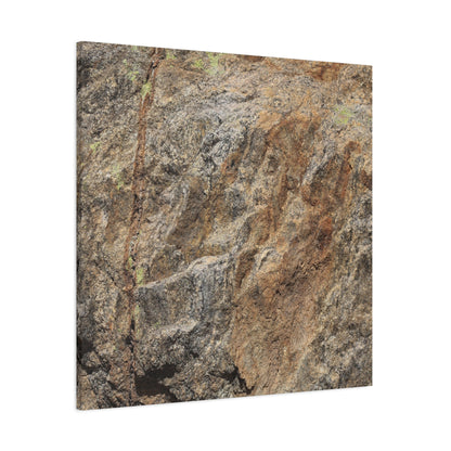 Erosion's Palette - Unique Frameless Canvas Wall Art