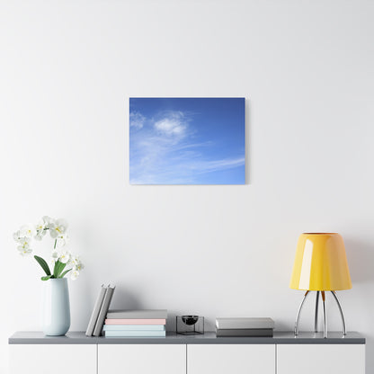 Blue Breath - Unique Frameless Canvas Wall Art