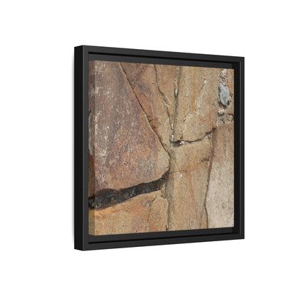 Rusty Crevices - Unique Stretched Canvas Wall Art