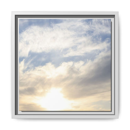 Sky's Ethereal Whisper - Unique Stretched Canvas Wall Art