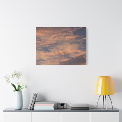 Sunset's Whispers - Unique Frameless Canvas Wall Art