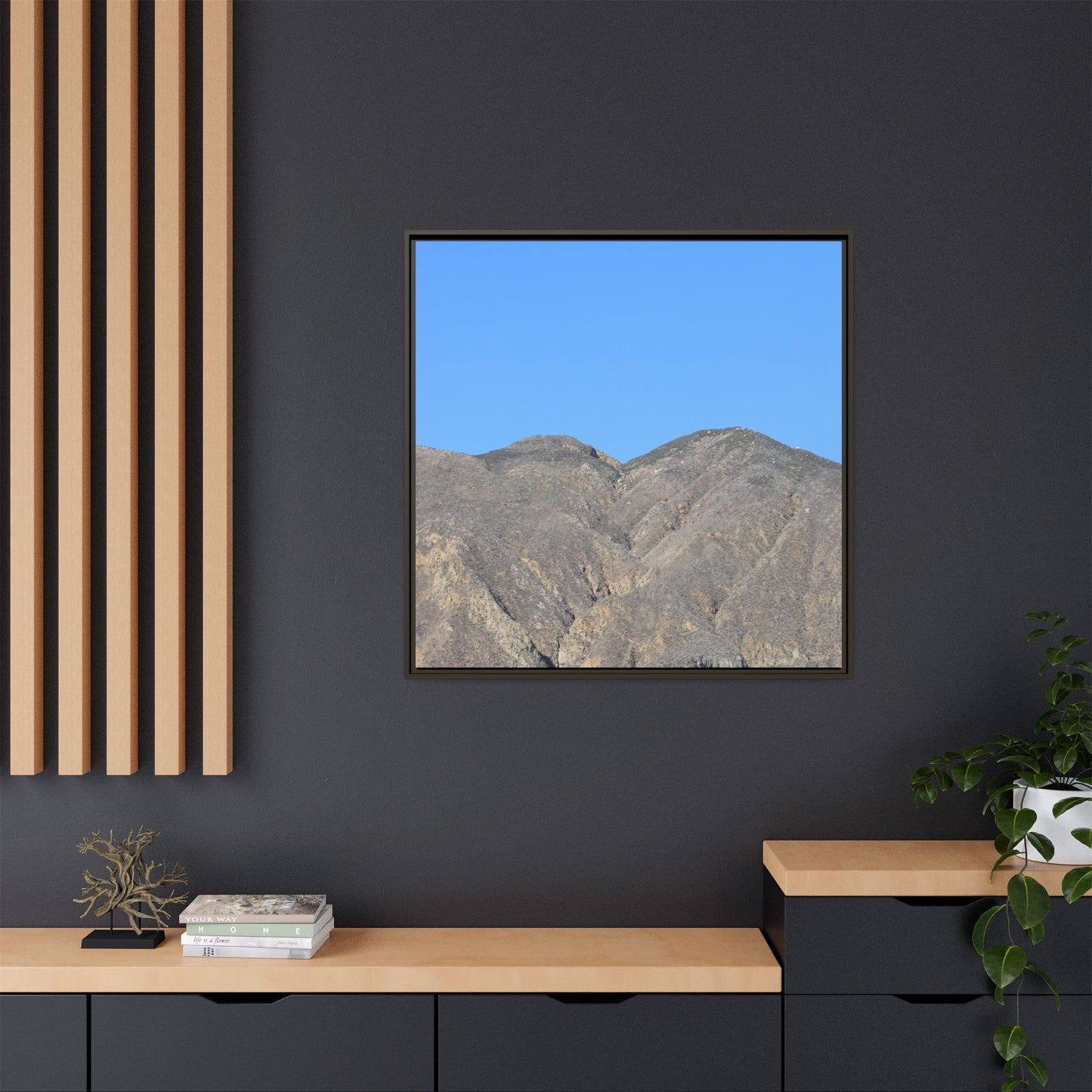 Arid Mountain Breath - Unique Stretched Canvas Wall Art - Art By Earth