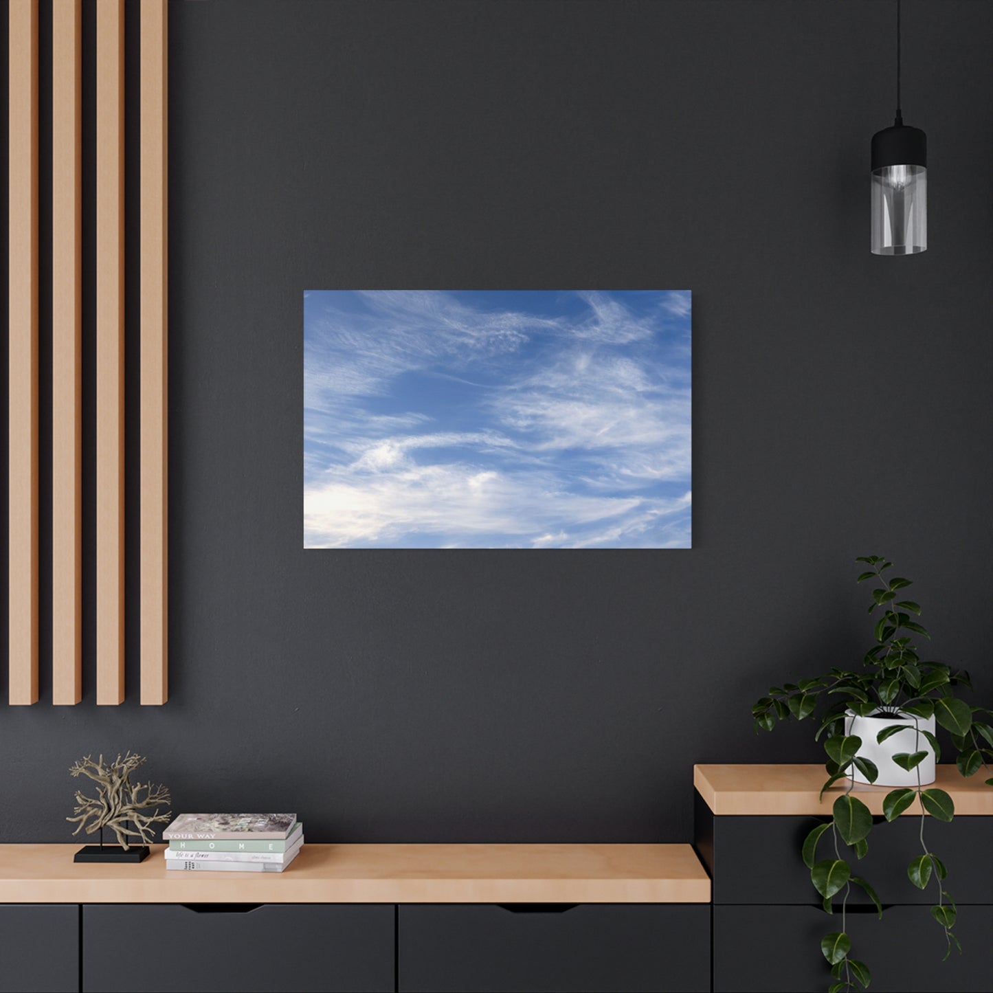 Ethereal Drift - Unique Frameless Canvas Wall Art