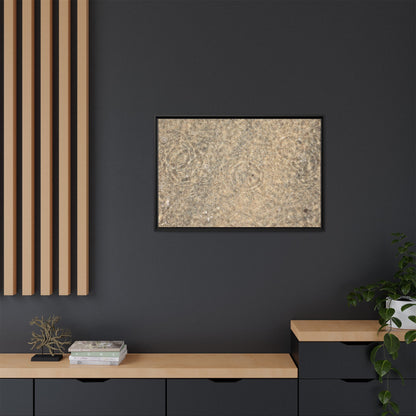 Whispers of Sand - Unique Stretched Canvas Wall Art