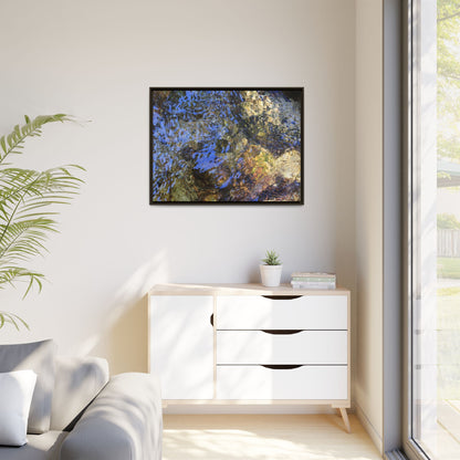 Aquatic Kaleidoscope - Unique Stretched Canvas Wall Art