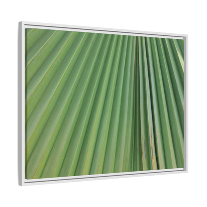 Emerald Rays - Unique Stretched Canvas Wall Art