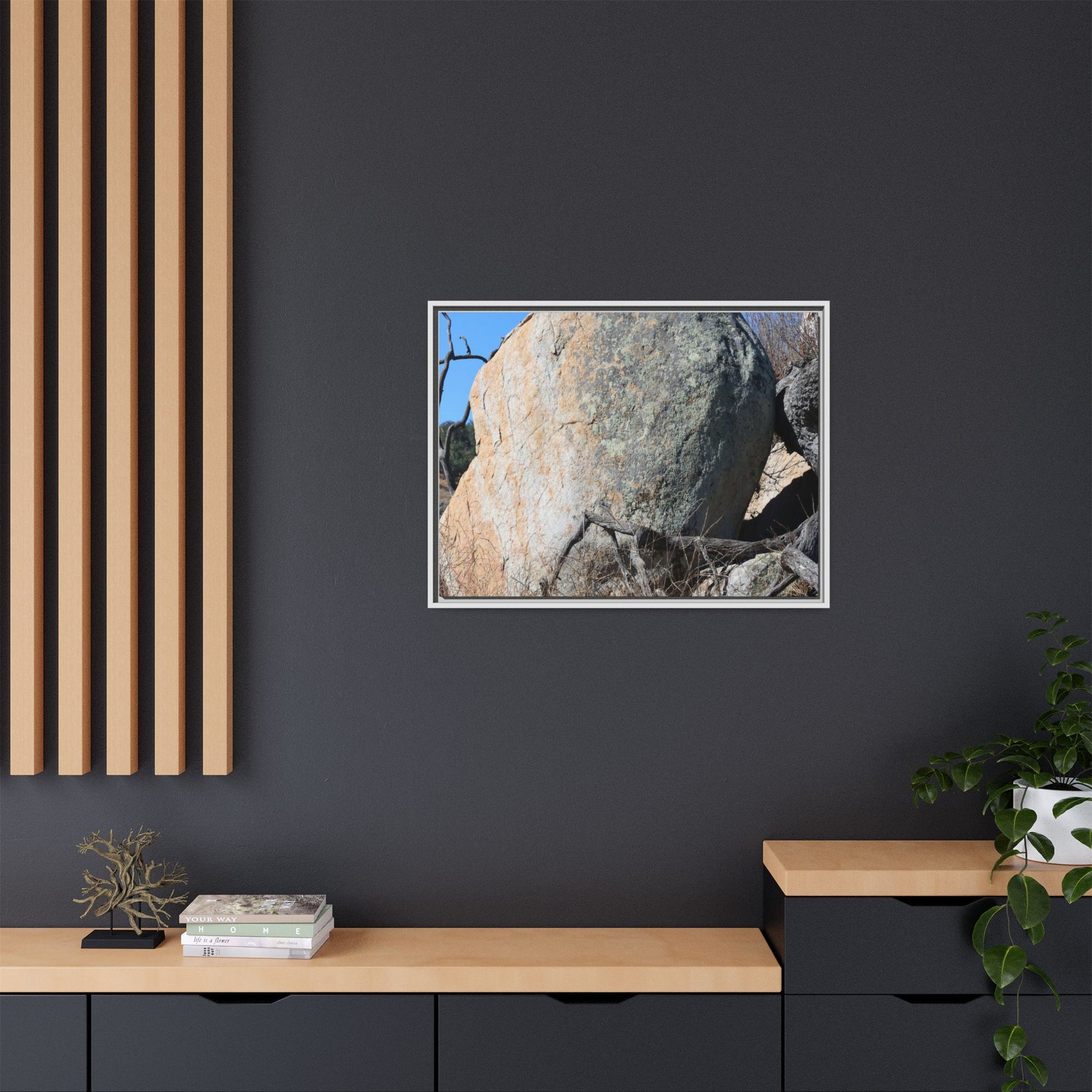 Stony Sentinel - Unique Stretched Canvas Wall Art - Art By Earth