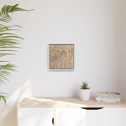 Golden Stalks - Unique Stretched Canvas Wall Art
