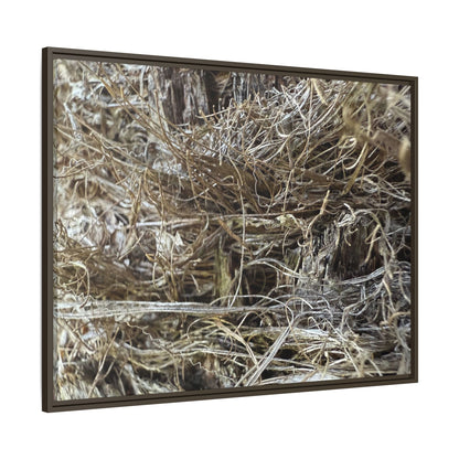 Tangled Whispers of Autumn - Unique Stretched Canvas Wall Art