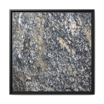 Crystalline Echoes - Unique Stretched Canvas Wall Art