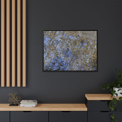 Aquatic Reflections - Unique Stretched Canvas Wall Art