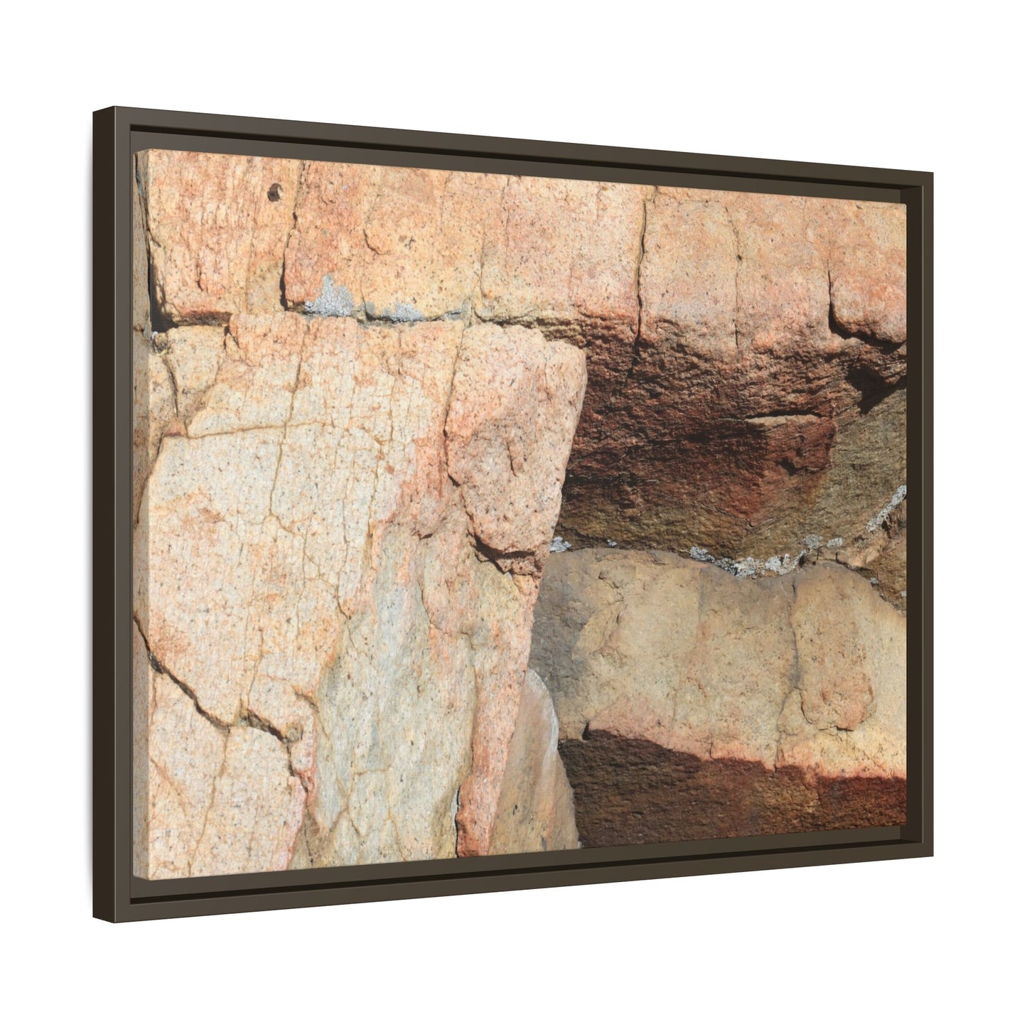 Fractured Stone - Unique Stretched Canvas Wall Art