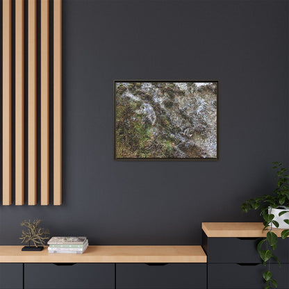 Mossy Whispers - Unique Stretched Canvas Wall Art
