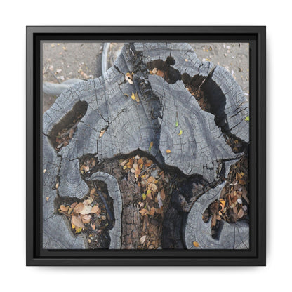 Time's Fractal Memory - Unique Stretched Canvas Wall Art