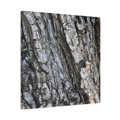 Nature's Rough Embrace - Unique Frameless Canvas Wall Art