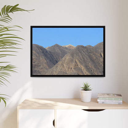 Echoes of Barren Peaks - Unique Stretched Canvas Wall Art - Art By Earth