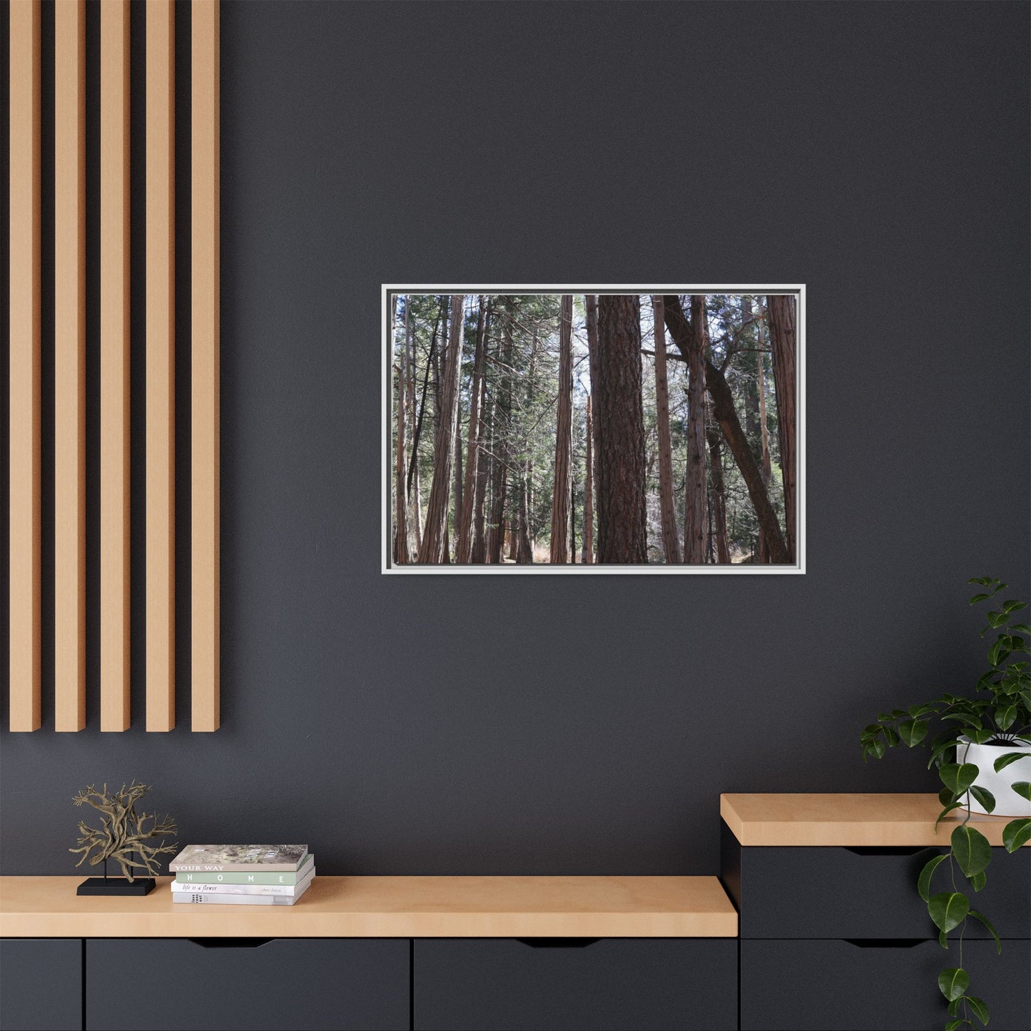 Forest Cathedral - Unique Stretched Canvas Wall Art