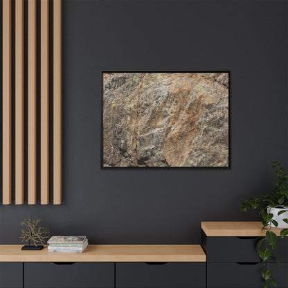 Weathered Rock Formation - Unique Stretched Canvas Wall Art