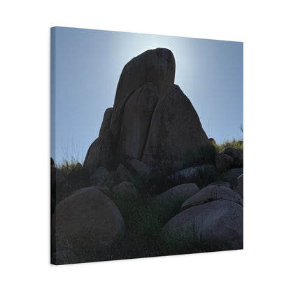 Rocks of Solitude - Unique Frameless Canvas Wall Art
