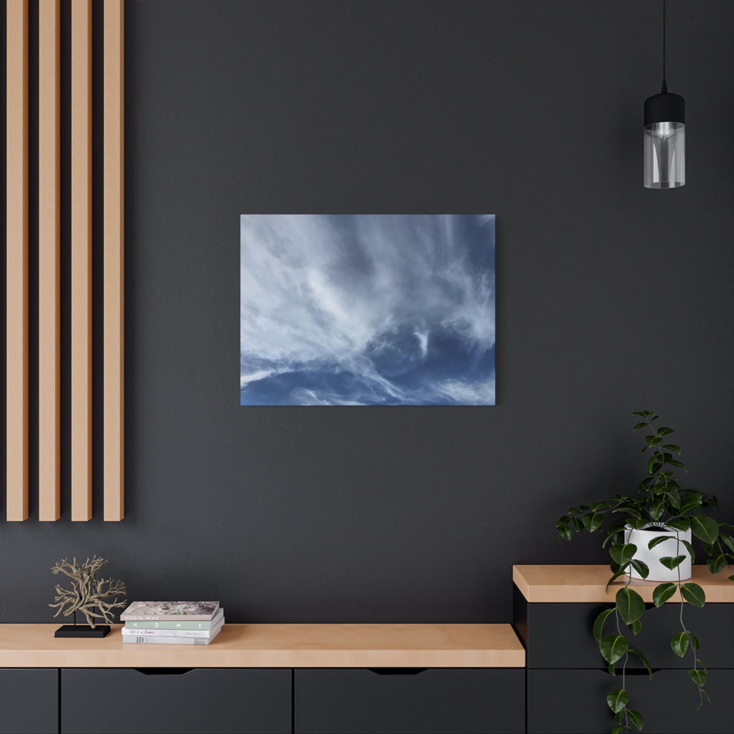 Whispers of the Celestial Realm - Unique Frameless Canvas Wall Art