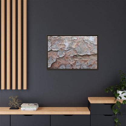 Flaking Serenity - Unique Stretched Canvas Wall Art