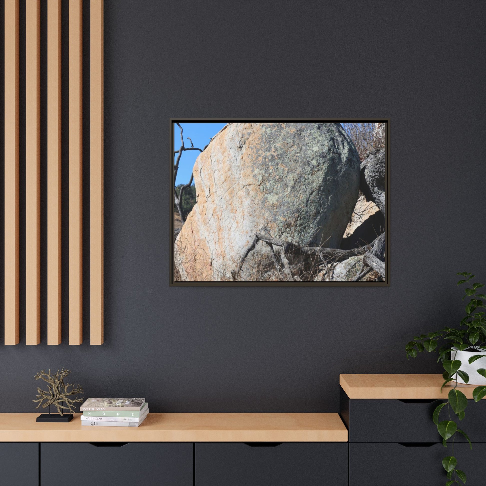 Stony Sentinel - Unique Stretched Canvas Wall Art - Art By Earth