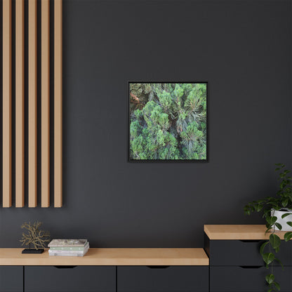 Verdant Whispers - Unique Stretched Canvas Wall Art