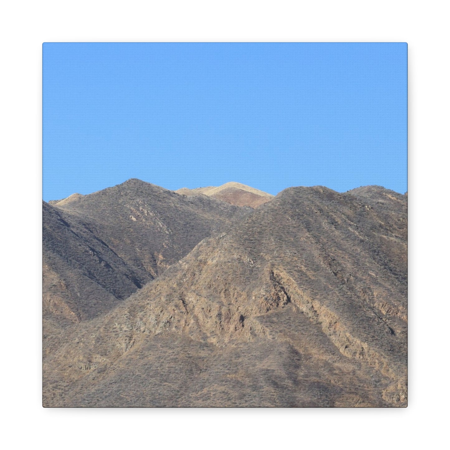 Silent Peaks - Unique Frameless Canvas Wall Art - Art By Earth