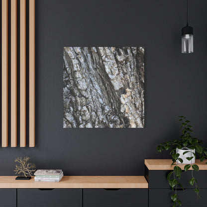 Nature's Rough Embrace - Unique Frameless Canvas Wall Art