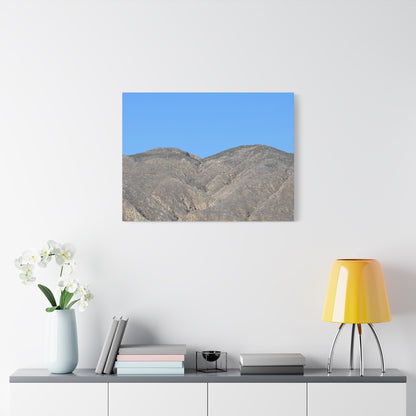Dusty Peaks of Silence - Unique Frameless Canvas Wall Art - Art By Earth