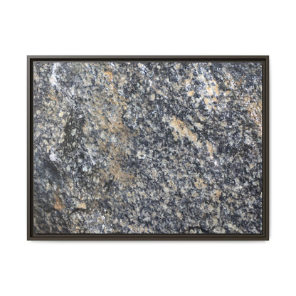 Crystalline Echoes - Unique Stretched Canvas Wall Art