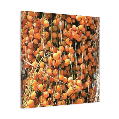 Orange Harvest - Unique Frameless Canvas Wall Art