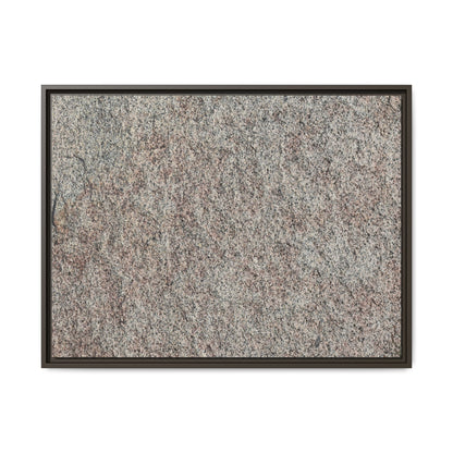 Granular Whispers - Unique Stretched Canvas Wall Art