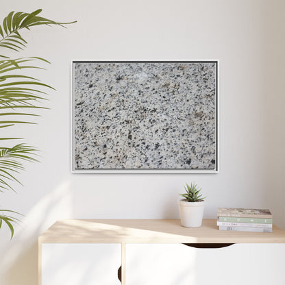 Monochrome Mosaic - Unique Stretched Canvas Wall Art