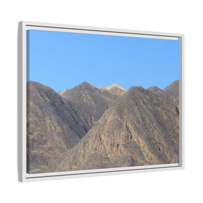 Echoes of Barren Peaks - Unique Stretched Canvas Wall Art - Art By Earth