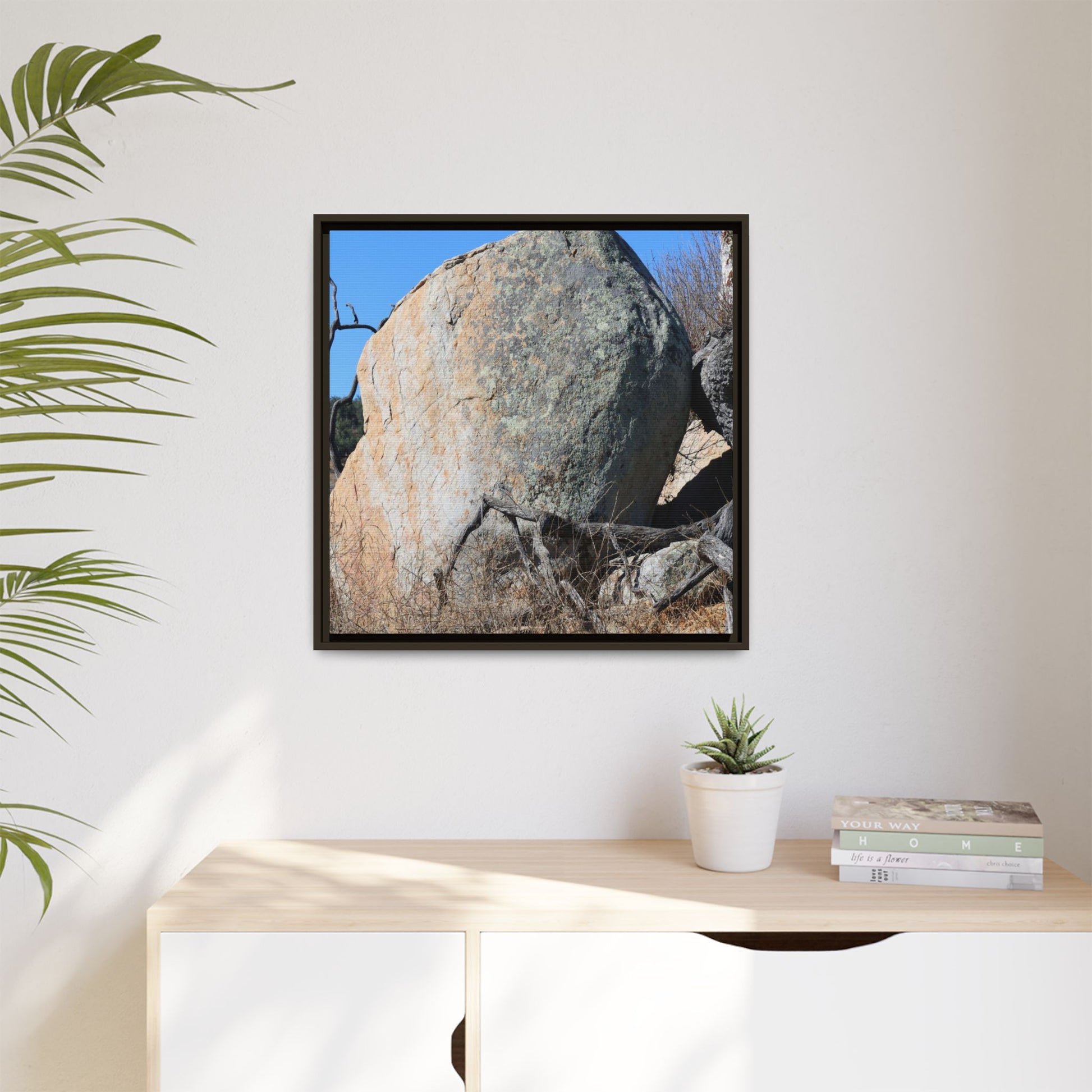 Stony Sentinel - Unique Stretched Canvas Wall Art - Art By Earth