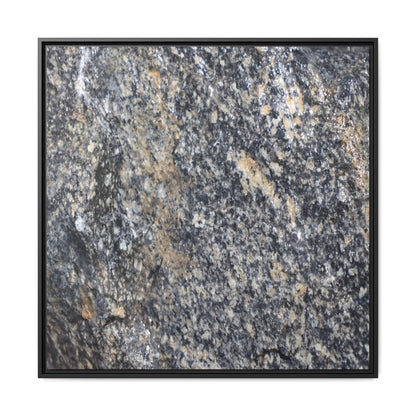 Crystalline Echoes - Unique Stretched Canvas Wall Art
