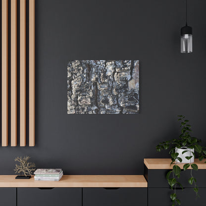 Textured Whispers of the Ancient Tree - Unique Frameless Canvas Wall Art