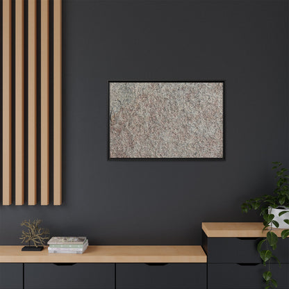 Granular Whispers - Unique Stretched Canvas Wall Art